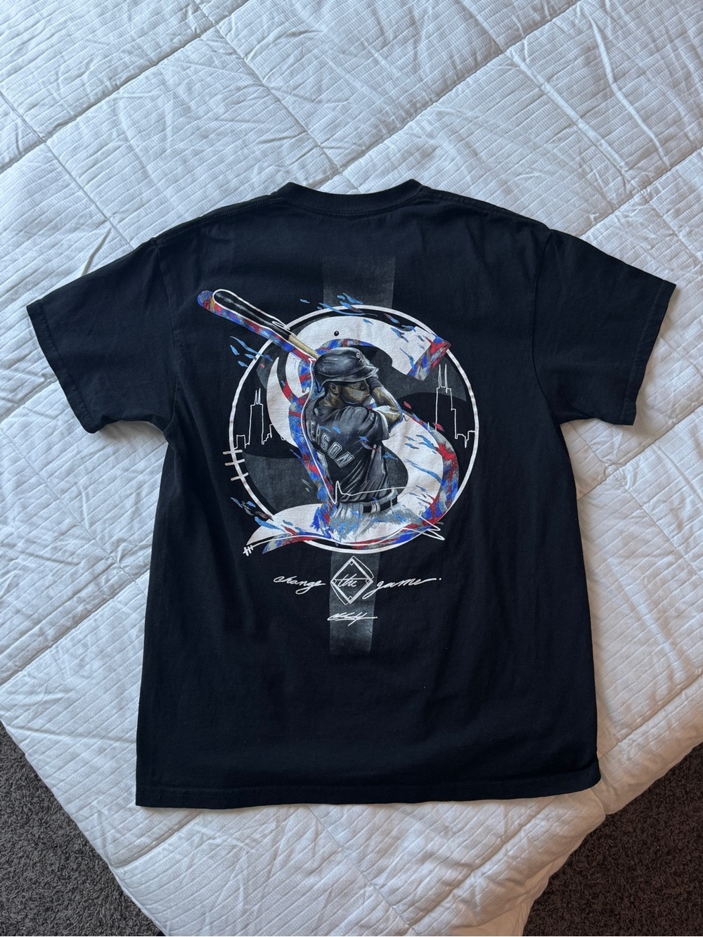 Chicago White Sox collectible Tim Anderson tshirt, size S